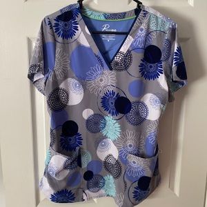 Never worn Healing Hands scrub top